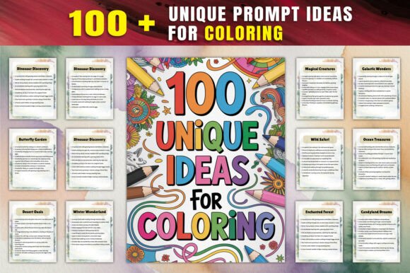 100 Unique Prompt Ideas for Coloring: Your Creative Catalyst