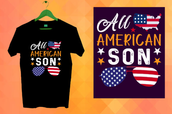 All American Son: A Patriotic Design for Independence Day