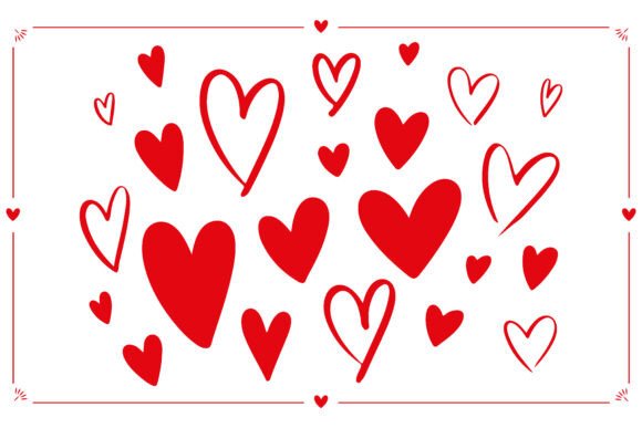 Black and White Hearts Vector: Your Go-To Design Asset