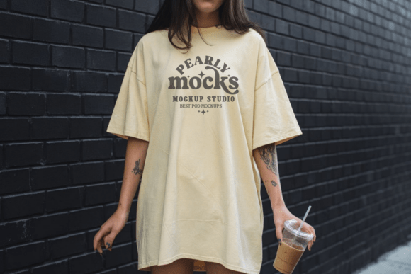 Comfort Colors C1717 Butter Mockup 2: Your Design's New Best Friend