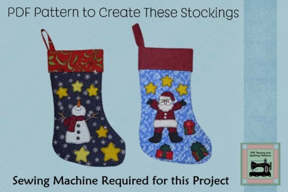 Create Charming Christmas Stockings with PDF Patterns