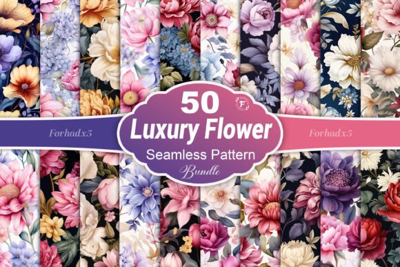 Elevate Projects with a Luxury Floral Watercolor Pattern