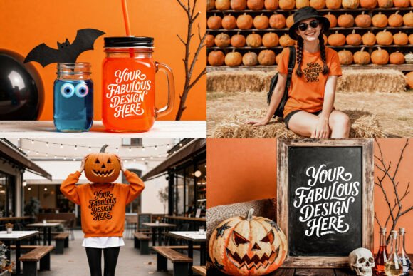 Elevate Your Halloween Creations with Pro Mockups
