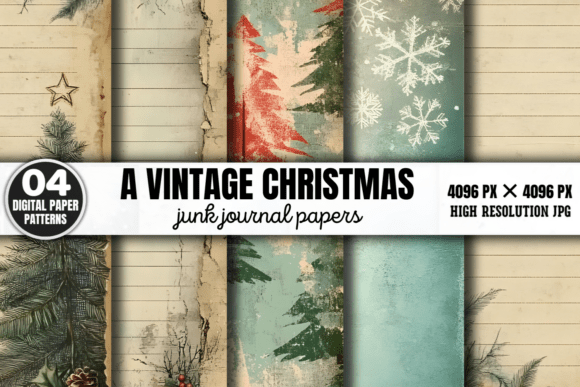Embrace Nostalgia with A Vintage Christmas Journal Pattern 5