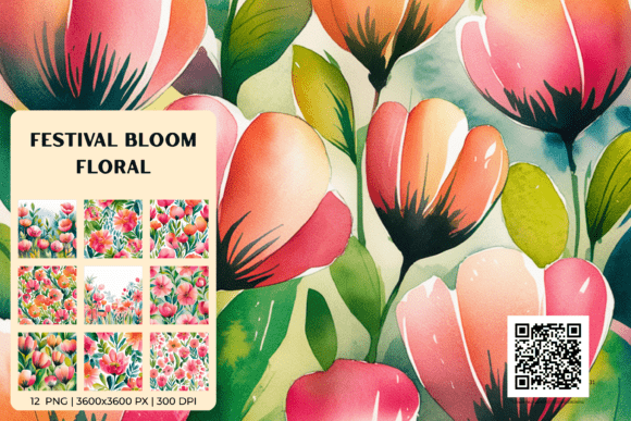 Infuse Joyful Energy into Your Projects with Festival Bloom Floral Paper