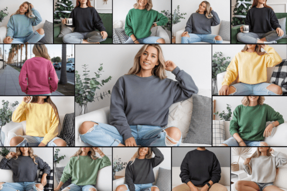 Mastering the Comfort Colors 1566 Sweatshirt Mockup Bundle