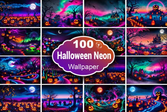 Neon Halloween Wallpaper: A Modern Design Toolkit