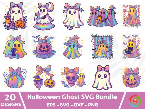 Unleash Spooky Creativity with This Halloween Ghost SVG Bundle